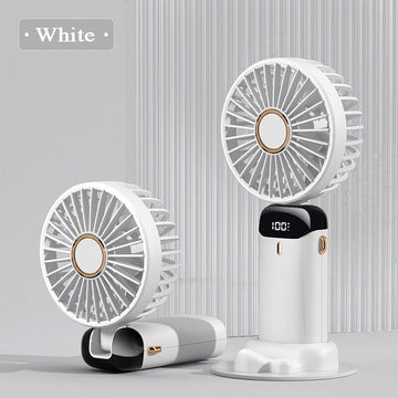 AeroBreeze 5-in-1 Smart Mini Fan Premium Pocket-Sized Power with Digital Display